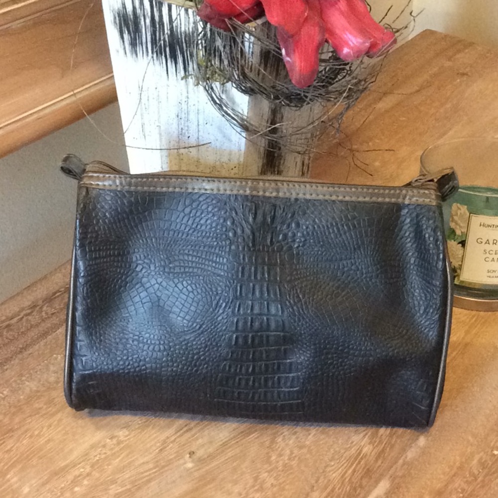 Imitation croc essentials bag